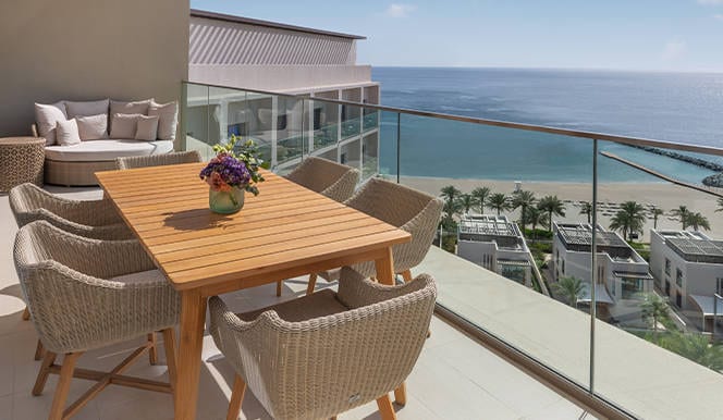 Address Beach Resort Fujairah - Address Fujairah Suite Balcony